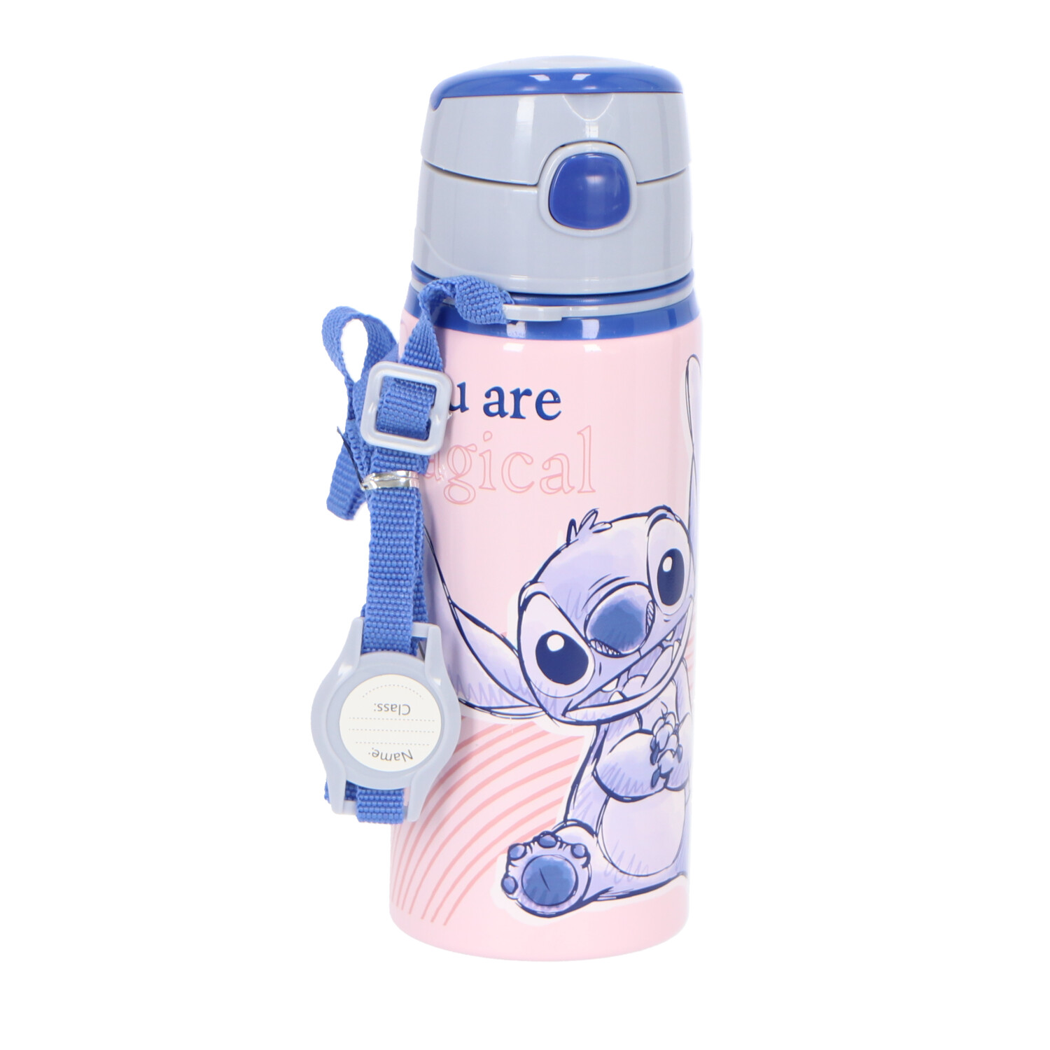 Bouteille En Aluminium Lilo & Stitch Bleue